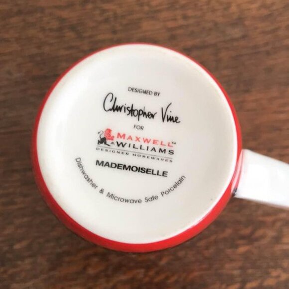 Christopher Vine for Maxwell Williams ‘Mademoiselle’ mug - Picture 3 of 3